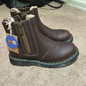 Maroon/Burgundy Dr (Doc) Martens Alyson Ankle Boot